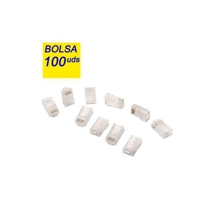 AISENS - CONECTOR RJ45 8 HILOS CAT.5E AWG24 (100 UDS) AISENS - CONECTOR RJ45 8 HILOS CAT.5E AWG24 (100 UDS)