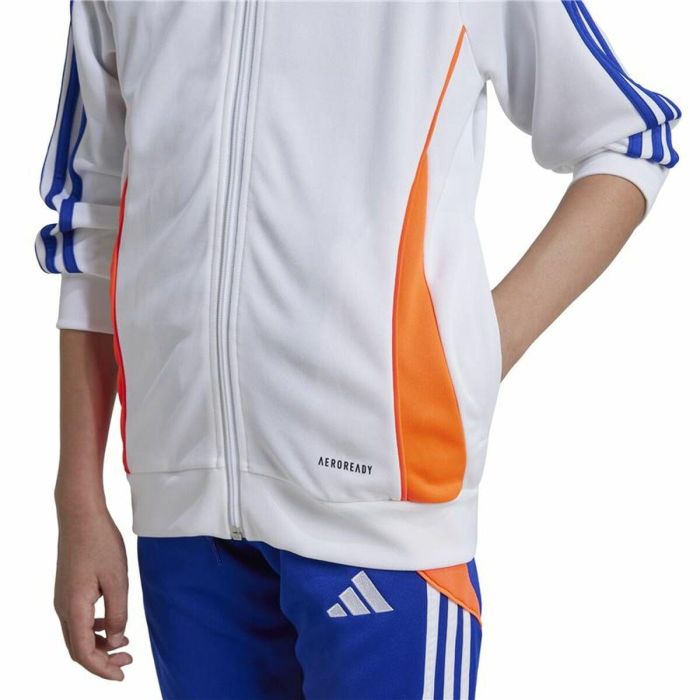 Chaqueta Deportiva para Niños Adidas Tiro24 Training Blanco 2