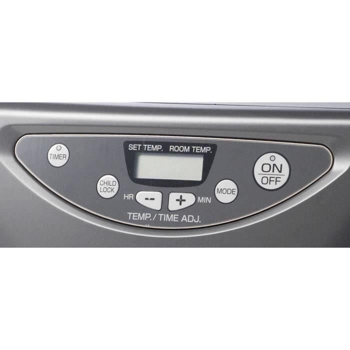 Estufa de queroseno INVERTER 3018 PLUS LINE - 3000W - Termostato - Encendido piezoeléctrico - Acero negro 1 Estufa de queroseno INVERTER 3018 PLUS LINE - 3000W - Termostato - Encendido piezoeléctrico - Acero negro 1