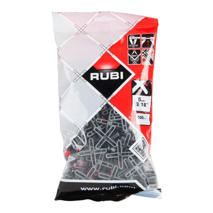 Rubi Crucetas Juntas 5mm Separador para Cerámica R2903 - 100 Unidades 1 Rubi Crucetas Juntas 5mm Separador para Cerámica R2903 - 100 Unidades 1