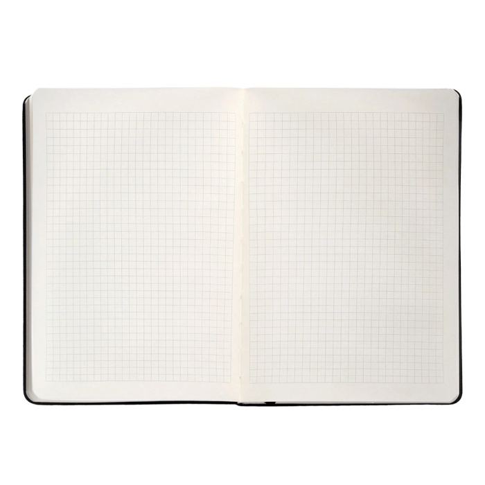 Antartik Cuaderno Tapa Dura A5 Negro Hojas Cuadriculadas 100 Hojas 80gr FSC 7