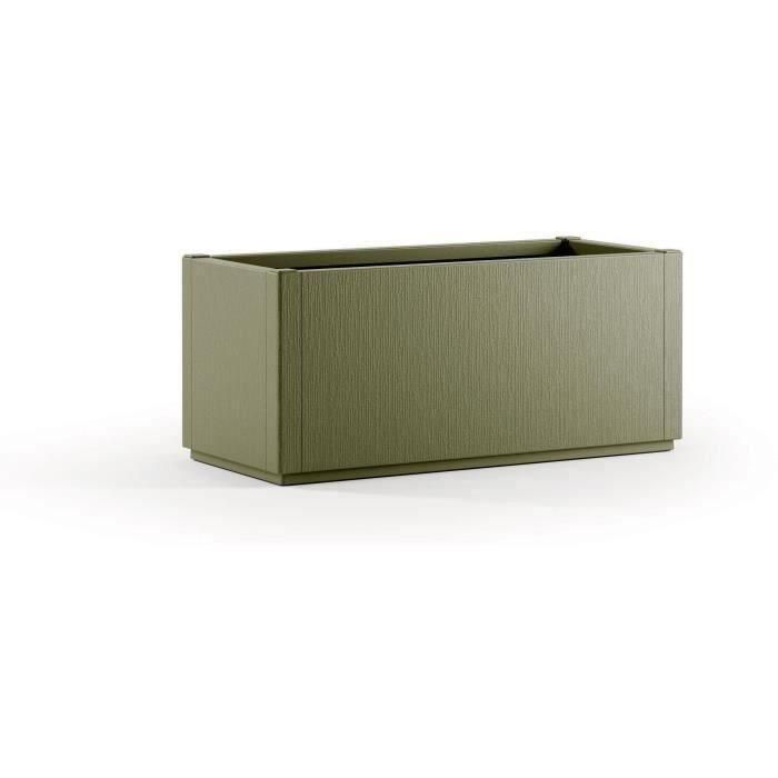 Stefanplast STE8003507685024 Jardinera Ethica rectangular 80 cm verde 0 Stefanplast STE8003507685024 Jardinera Ethica rectangular 80 cm verde 0