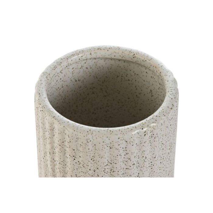 Vaso DKD Home Decor Beige Dorado 7 x 10.5 x 7 cm 2