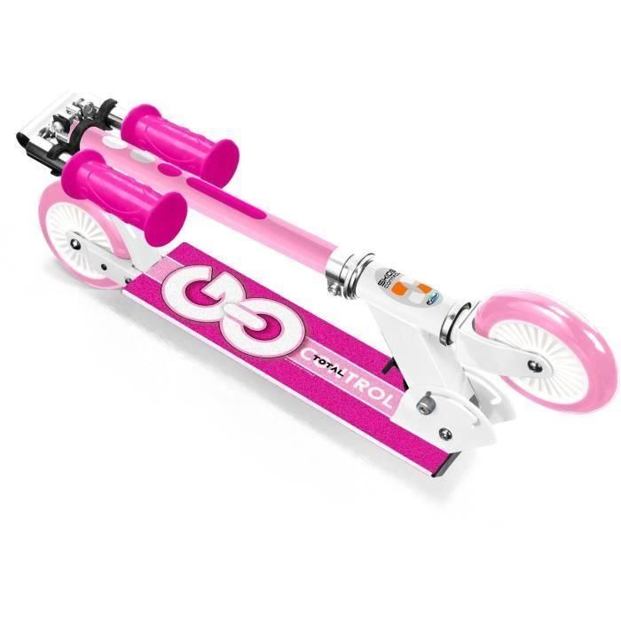 Patinete plegable - STAMP - SKIDS CONTROL - Rosa 1
