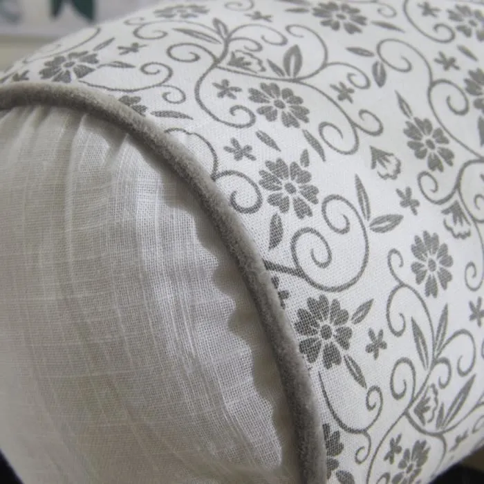 Today TOD1700240762101 Cojín Polochon Impresión Tiza Capucine 45 x 15 cm 1