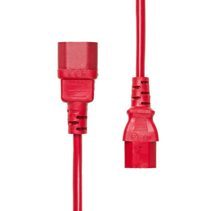 ProXtend Power Extension C13 to C14 0.75M Red ProXtend Power Extension C13 to C14 0.75M Red