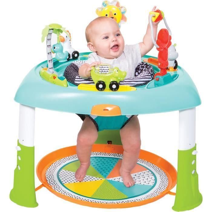 Infantino Mesa de Actividades 2 en 1 con Asiento Giratorio 360°, Musical, Plegable, Altura Ajustable, +6 Meses 2 Infantino Mesa de Actividades 2 en 1 con Asiento Giratorio 360°, Musical, Plegable, Altura Ajustable, +6 Meses 2