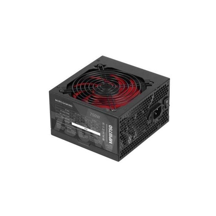 Fuente de Alimentación Mars Gaming MPIII750/ 750W/ Ventilador 12cm Fuente de Alimentación Mars Gaming MPIII750/ 750W/ Ventilador 12cm