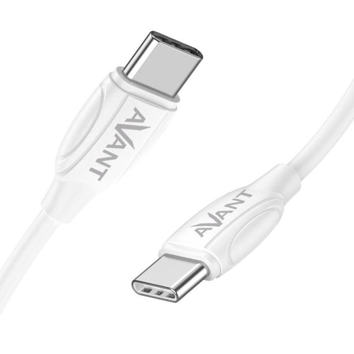 AVANT CONNECT Cable USB Tipo C a Tipo C PD 60W con Carga Rápida de 3A para Carga y Sincronización Rápida de Dispositivos