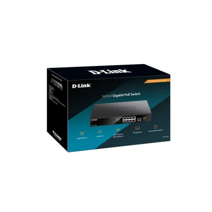 D-Link Switch DGS-1010MP E 10 Puertos Gigabit Ethernet con PoE, No Administrado 2