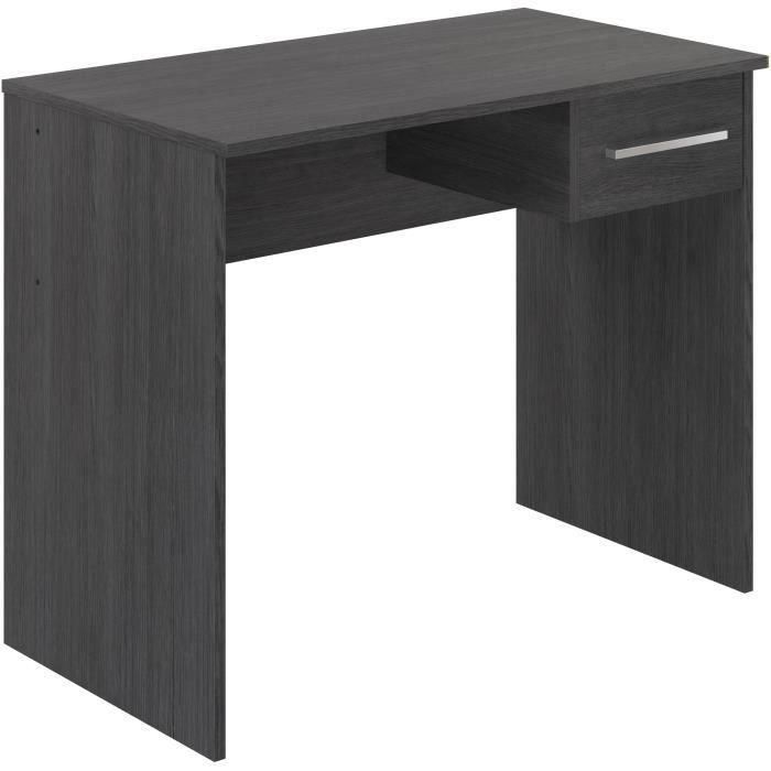 Escritorio con Cajones Pequeños de Melamina Gris Ceniza - 90 x 50 x 74 cm - T80515MM07LVO 1 Escritorio con Cajones Pequeños de Melamina Gris Ceniza - 90 x 50 x 74 cm - T80515MM07LVO 1