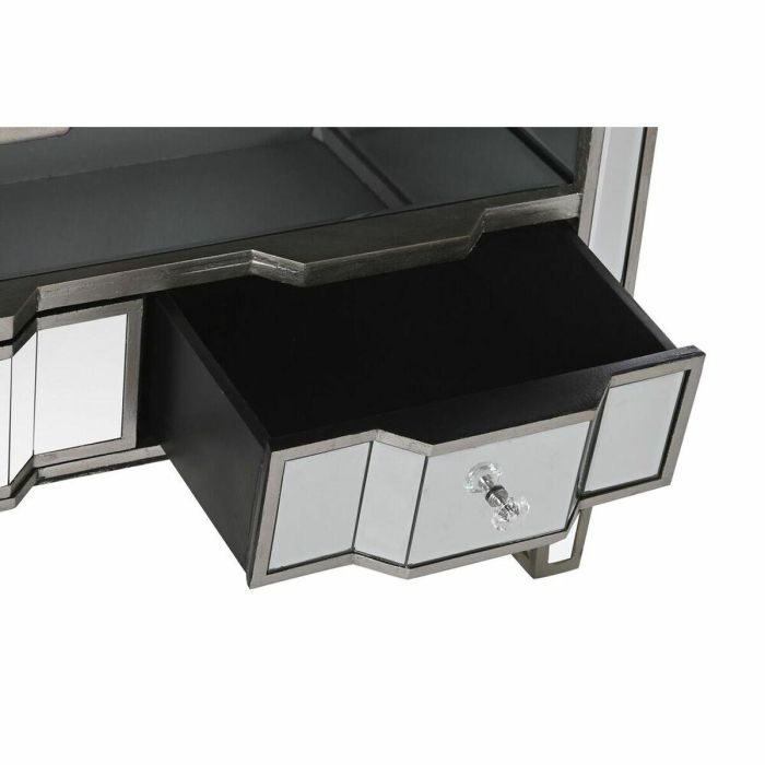 Mueble Tv Glam DKD Home Decor Plateado 45 x 50 x 112 cm 2 Mueble Tv Glam DKD Home Decor Plateado 45 x 50 x 112 cm 2
