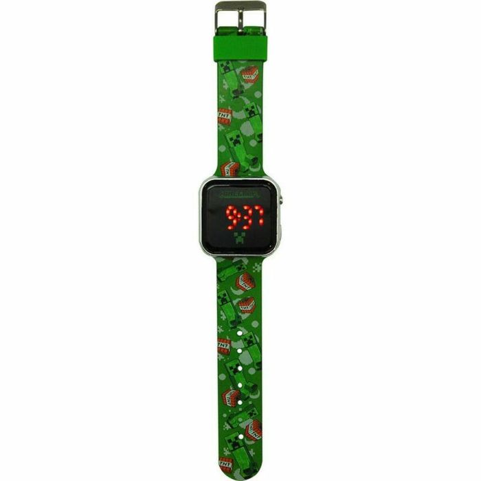 Minecraft Reloj LED para Niños con Luz y Funciones de 3.5cm - Incluye Pilas LR41, Fabricado en Plástico (Edad Mínima 3 Años) 7 Minecraft Reloj LED para Niños con Luz y Funciones de 3.5cm - Incluye Pilas LR41, Fabricado en Plástico (Edad Mínima 3 Años) 7