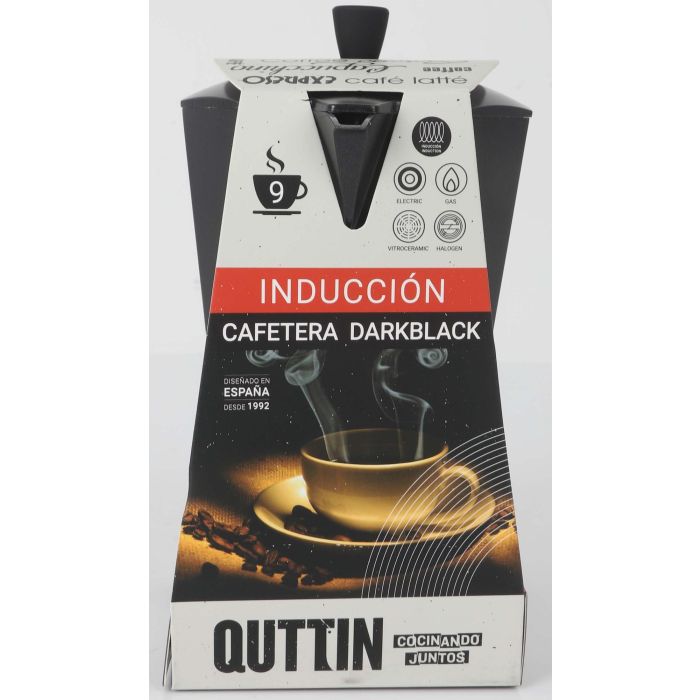 Cafetera 9 Servicios Induccin Darkblack Quttin (6 Unidades) 1 Cafetera 9 Servicios Induccin Darkblack Quttin (6 Unidades) 1
