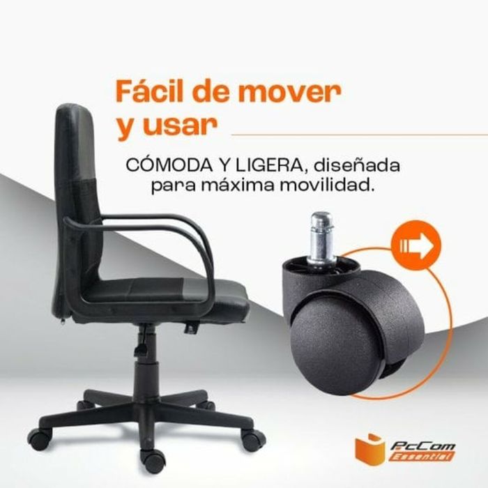 Silla de Oficina PcCom Negro 2