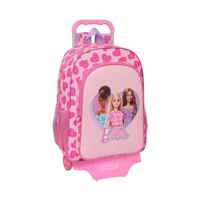 Mochila Escolar con Ruedas Barbie Love Rosa 33 x 42 x 14 cm Mochila Escolar con Ruedas Barbie Love Rosa 33 x 42 x 14 cm