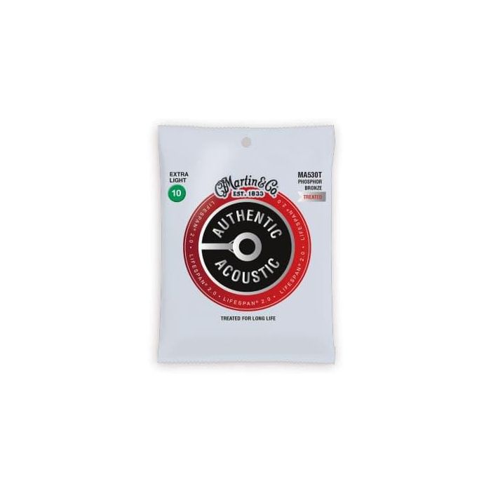 Juego Acústica Authentic Lifespan®2.0 Phosphor Bronze 92/8 Extra Light 10-47 Juego Acústica Authentic Lifespan®2.0 Phosphor Bronze 92/8 Extra Light 10-47