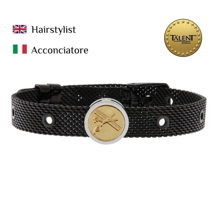 Pulsera Unisex Hairstylist Talent Jewels TJA-3-19-01-2-235 Negro 1 Pulsera Unisex Hairstylist Talent Jewels TJA-3-19-01-2-235 Negro 1