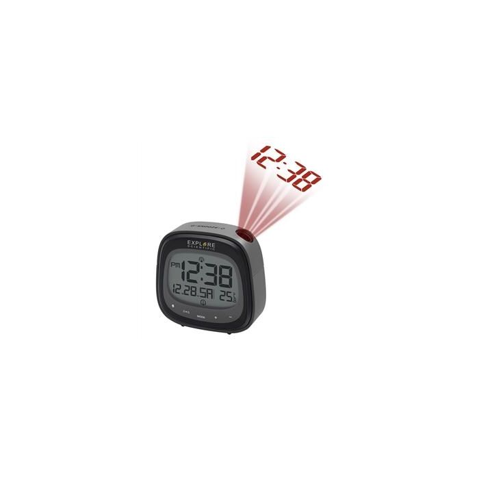 Reloj Despertador Proyector Touch Key Temp. Interior EXPLORE SCIENTIFIC RDP-3007 NEGRO