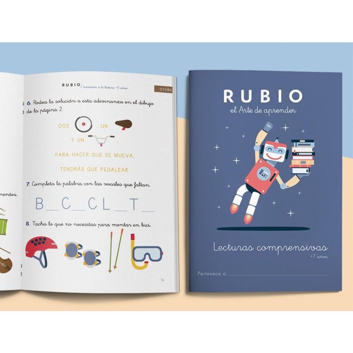 Cuaderno Rubio Lecturas Comprensivas + 7 Años 2