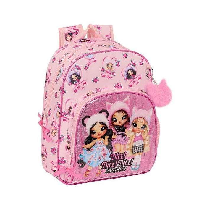Mochila Escolar Na!Na!Na! Surprise Fabulous Rosa 28 x 34 x 10 cm Mochila Escolar Na!Na!Na! Surprise Fabulous Rosa 28 x 34 x 10 cm