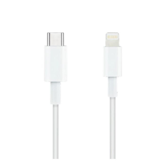 Nanocable Cable Lightning a USB Tipo C para iPhone, iPad, iPod - Blanco, 1M