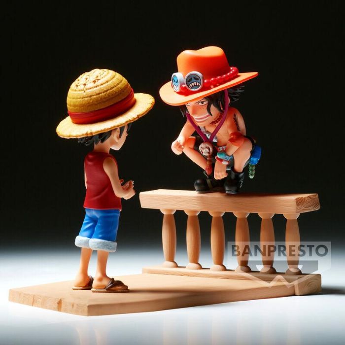 Banpresto BP89475P Figura One Piece World Collectable Log Stories - Monkey D. Luffy & Portgas D. Ace 4