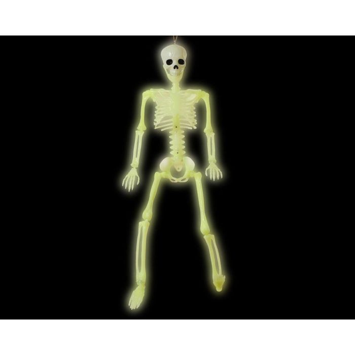 Decoración para Halloween Esqueleto 82 cm Blanco 1 Decoración para Halloween Esqueleto 82 cm Blanco 1