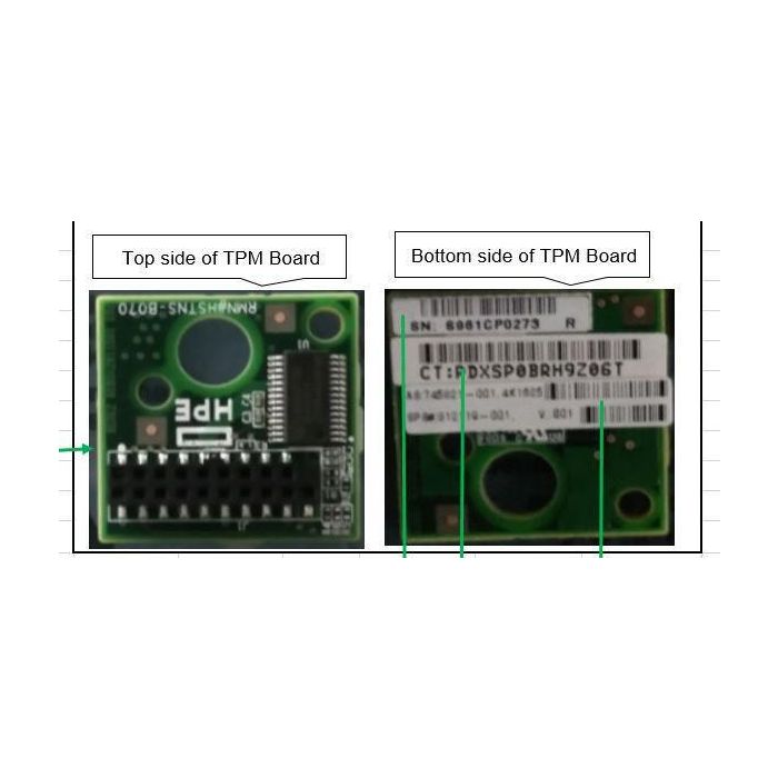 Hewlett Packard Enterprise Trusted Platform Module (TPM) 2.0 board para placa I/O del sistema 1