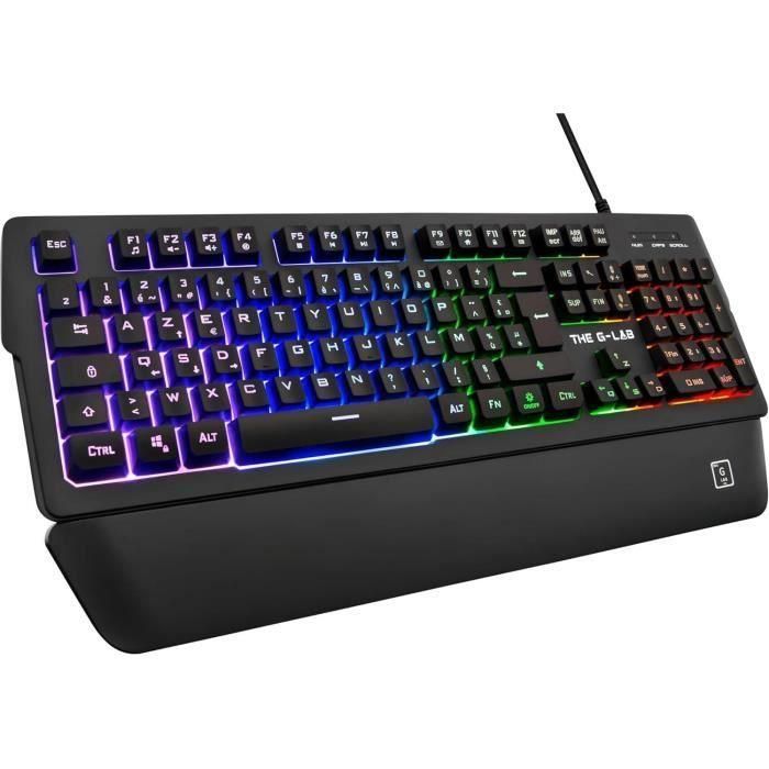 Teclado RGB para juegos - Reposamuñecas - FR Teclado RGB para juegos - Reposamuñecas - FR