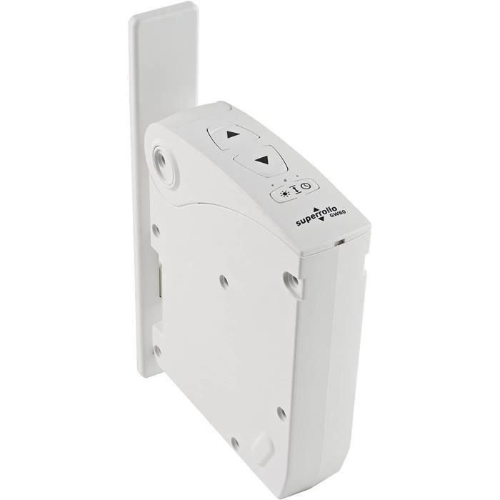 Enrollador de correa eléctrico incorporado - SUPERROLLO - GW60 - Para persianas y estores - Correa de 15 mm a 23 mm - SR10245 1 Enrollador de correa eléctrico incorporado - SUPERROLLO - GW60 - Para persianas y estores - Correa de 15 mm a 23 mm - SR10245 1