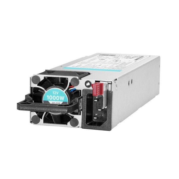 Hewlett Packard Enterprise Hot-plug power supply module, 1000W capacity, 80 PLUS Titanium certified, compatible with Flex Slot servers. Hewlett Packard Enterprise Hot-plug power supply module, 1000W capacity, 80 PLUS Titanium certified, compatible with Flex Slot servers.
