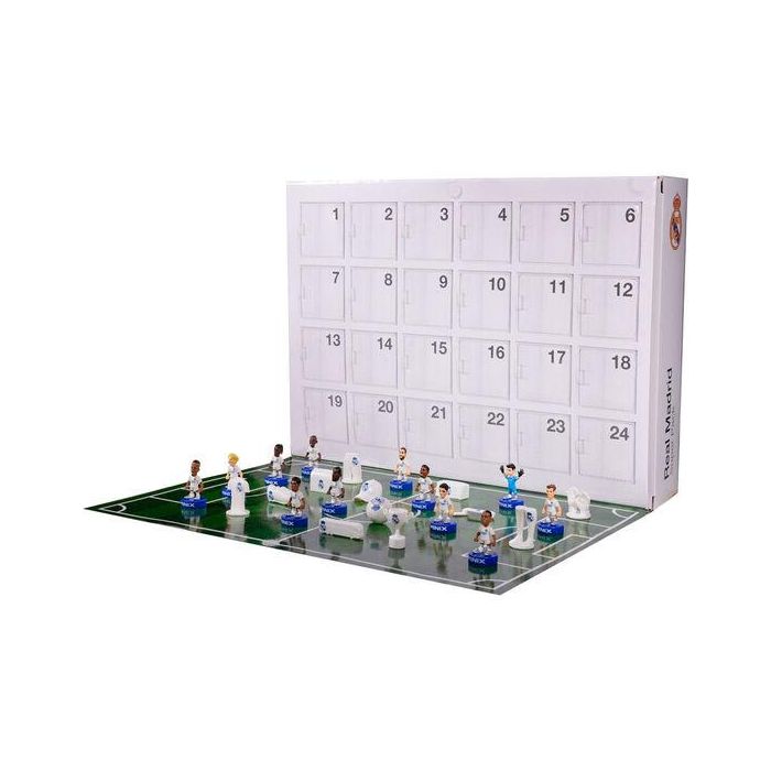 Minix Calendario Adviento Super Pack Real Madrid con 12 Figuras de Jugadores como Mbappé y Bellingham 1