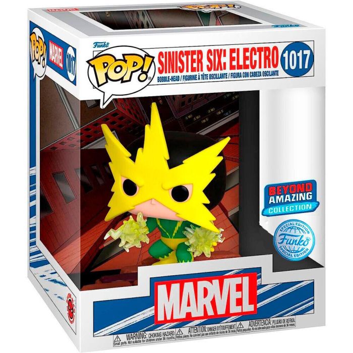 Figura POP Marvel Sinister Six Electro Exclusive 1 Figura POP Marvel Sinister Six Electro Exclusive 1