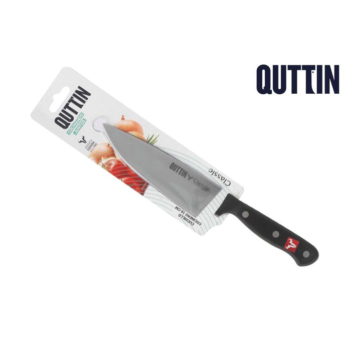 Quttin Cuchillo de Cocinero New Classic 16 cm - Acero Inoxidable y Mango Ergonómico para Uso Profesional y Doméstico (12 Unidades) 0 Quttin Cuchillo de Cocinero New Classic 16 cm - Acero Inoxidable y Mango Ergonómico para Uso Profesional y Doméstico (12 Unidades) 0