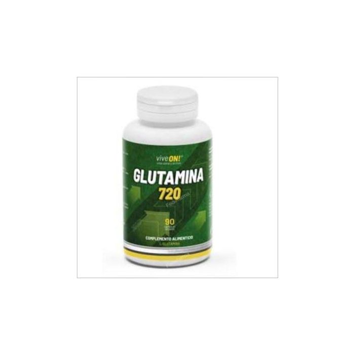 PLANTAPOL Glutamina 720 mg L-Glutamina Suplemento Aminoácido 90 Cápsulas