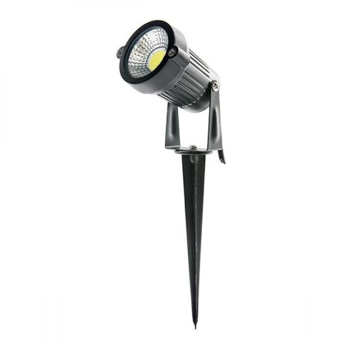 Foco LED Jardín 5W 450Lm 6000ºK Blanco Frío con Pincho IP65 [SL-SL-C10-5W-CW] 40.000H
