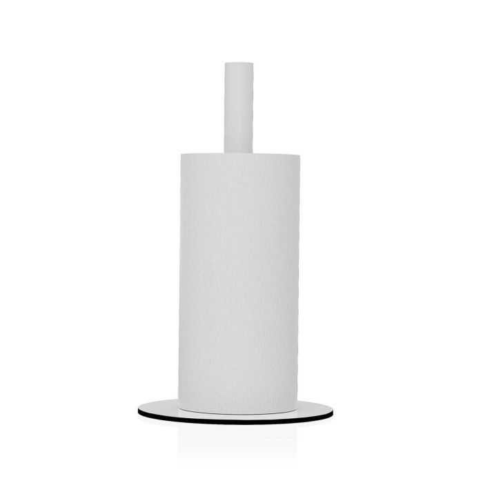 Portarrollo de Papel de Cocina Versa Blanco Acero Inoxidable Acero Hierro Madera de caucho 17 x 31 x 17 cm 1 Portarrollo de Papel de Cocina Versa Blanco Acero Inoxidable Acero Hierro Madera de caucho 17 x 31 x 17 cm 1