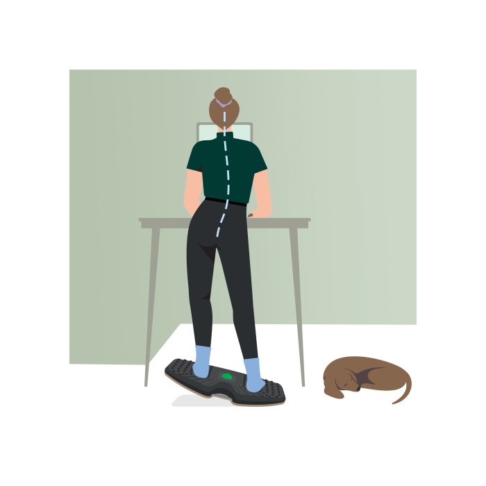 Reposapies Balance Board Leitz Ergo Color Gris Oscuro Kensington 65870089 1 Reposapies Balance Board Leitz Ergo Color Gris Oscuro Kensington 65870089 1