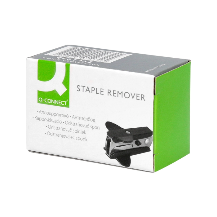 Q-connect Extraegrapas KF01232 Negro Plástico y Metal 9