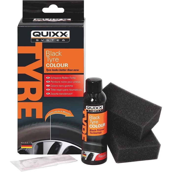Quixx QQ10192 Restaurador de Color Negro para Neumáticos - Acabado Duradero y Sedoso 6