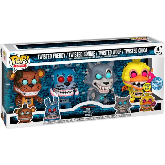 Blister 4 figuras POP Five Nights at Freddys Exclusive 1