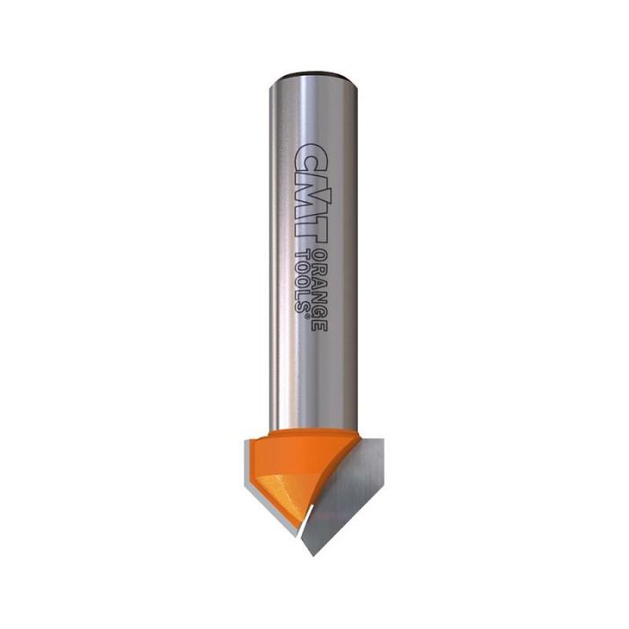 CMT 91506011 Fresa para Ranurar Madera 90º S8/D6/I8, Diámetro 6mm, Vástago 8mm, Longitud Corte 8mm