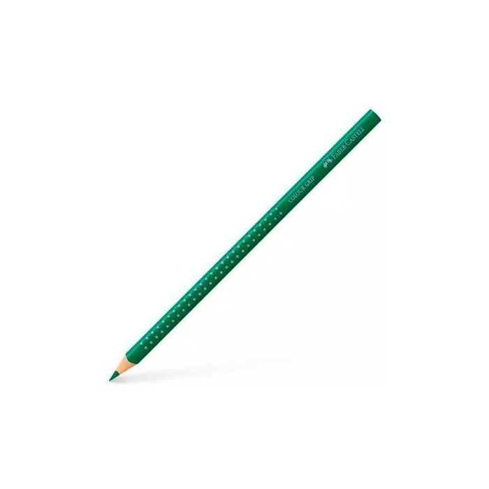 Faber Castell Lápiz Color Acuarelable Colour Grip Verde Esmeralda (12 Unidades) Ergonómico Triangular Resistencia Rotura (12 Unidades)