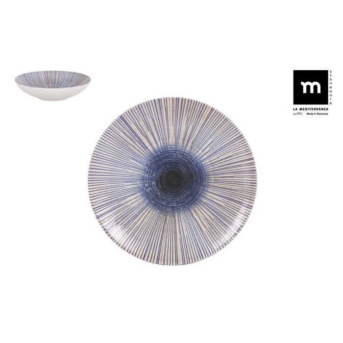 La Mediterranea Plato Hondo "Irys" Monaco Bril Ø 21 cm (12 Unidades) La Mediterranea Plato Hondo "Irys" Monaco Bril Ø 21 cm (12 Unidades)