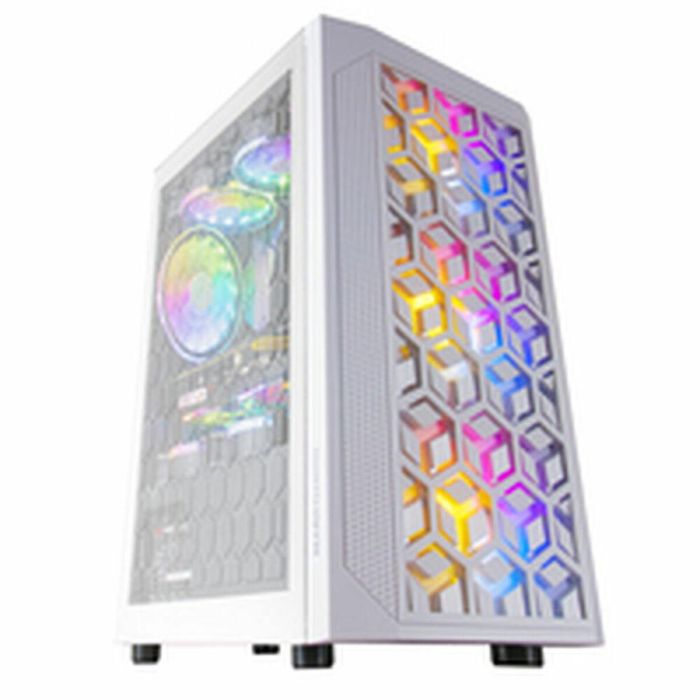 Caja Semitorre ATX Mars Gaming MCMESHW Blanco 4