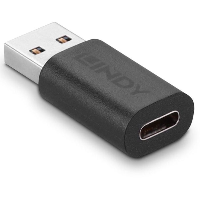Lindy Adaptador USB 3.2 Tipo A a C, Conexión USB-C a Puerto USB-A, Velocidad de Transferencia 10Gbps 1 Lindy Adaptador USB 3.2 Tipo A a C, Conexión USB-C a Puerto USB-A, Velocidad de Transferencia 10Gbps 1