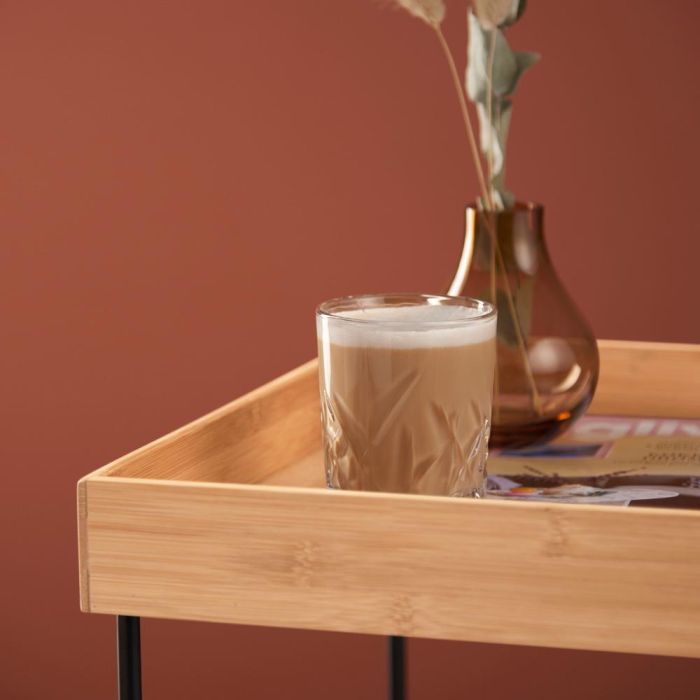 Day Mesa Bandeja 40X40 cm Altura 50 cm Bambú Metal 3