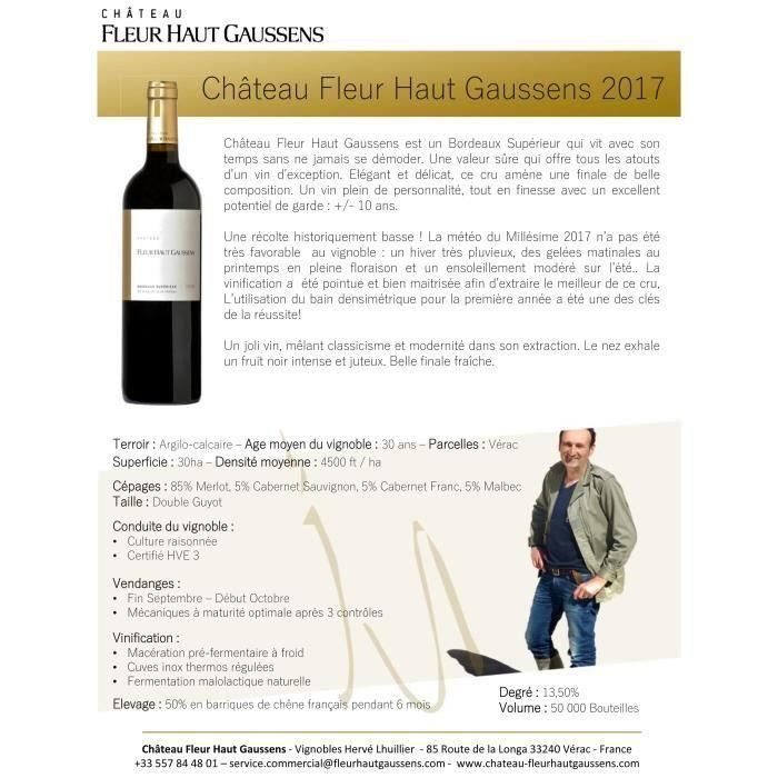 Château Fleur Haut Gaussens 2011 Bordeaux Supérieur - Vino tinto de Bordeaux 3 Château Fleur Haut Gaussens 2011 Bordeaux Supérieur - Vino tinto de Bordeaux 3