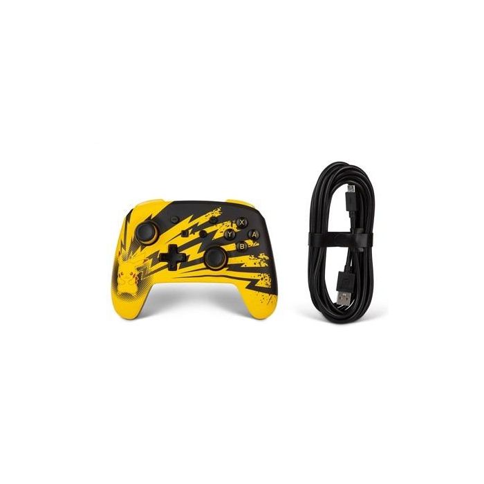 Mando con Cable PowerA Nintendo Switch Pokemon Pikachu Lightning - Licencia Oficial, Botones Asignables, Cable USB-C 3m - Ref: 1516985-01 5 Mando con Cable PowerA Nintendo Switch Pokemon Pikachu Lightning - Licencia Oficial, Botones Asignables, Cable USB-C 3m - Ref: 1516985-01 5